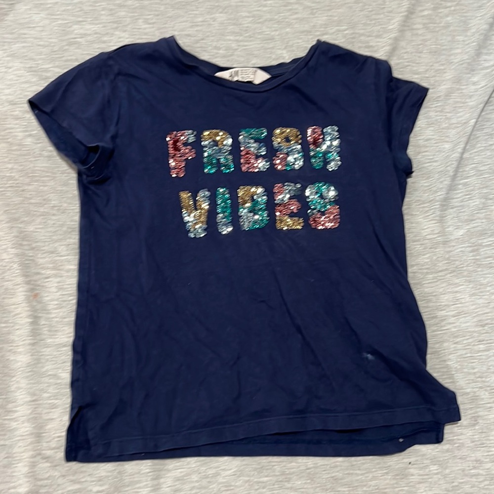 Sparky navy blue short sleeved shirt